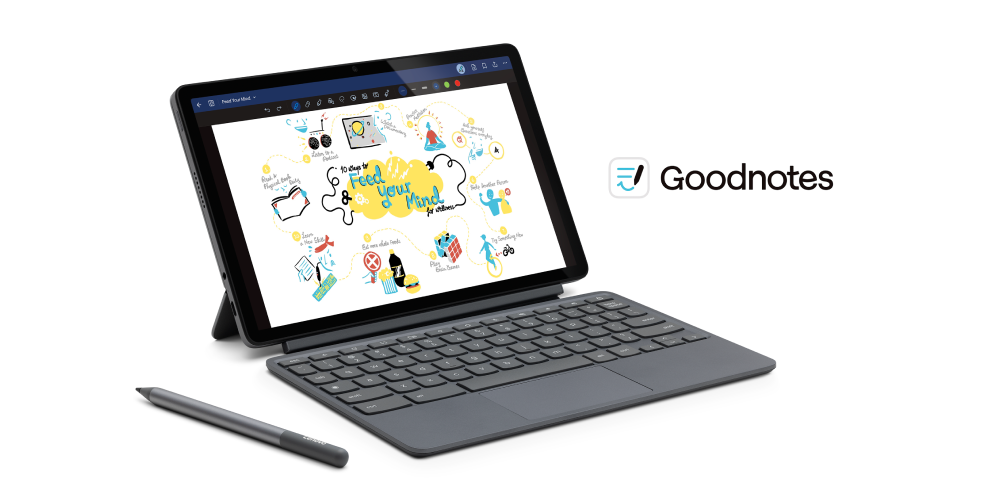 Blog Image_Lenovo_Chromebook_Duet_11_Goodnotes_logo Chromebook